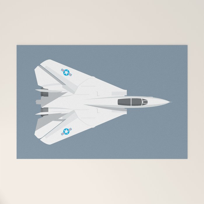 F-14 Tomcat Jet Aircraft - Slate Welcome Mat Gallery Image 1