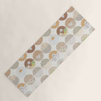 Patterned Circles: Maps & Kraft Paper Yoga Mat Gallery Image 1