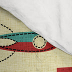 Retro Space Age Fun! ©studioxtine Comforter Gallery Image 4
