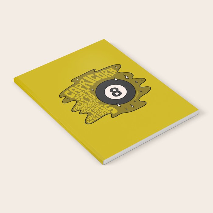 Capricorn Magic 8 Ball Notebook Gallery Image 2