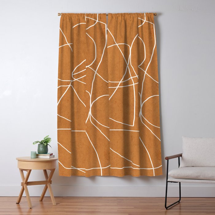 Abstract line art 17 Window Curtain Gallery Image 5