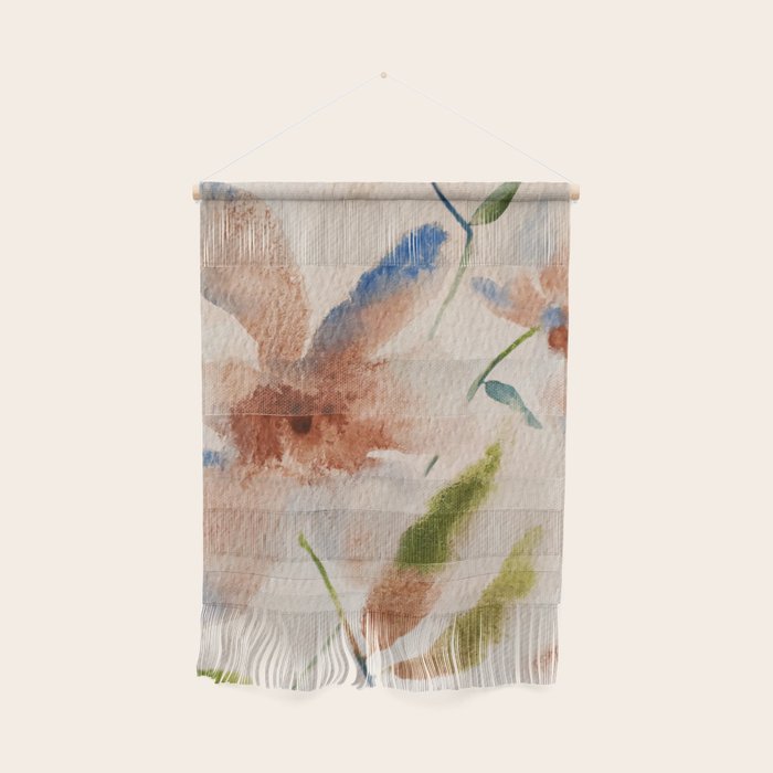 Peach Clematis Wall Hanging Gallery Image 1