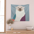 Otter Wall Tapestry Gallery Image 2