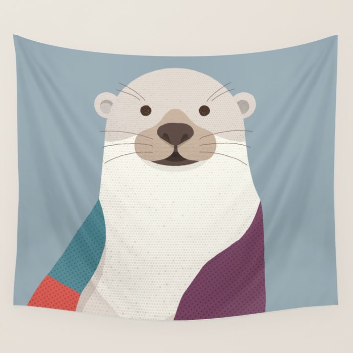 Otter Wall Tapestry Gallery Image 1