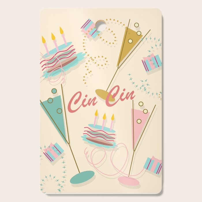 Cin Cin - Happy Party Cutting Board Gallery Image 1