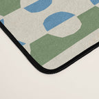 Dots and Lines - Blue and Green Desk Mat Gallery Image 4