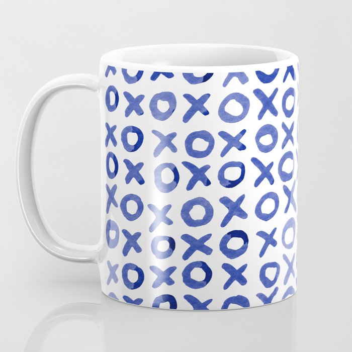 Xoxo valentine's day - blue Coffee Mug Gallery Image 3