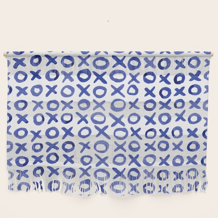 Xoxo valentine's day - blue Wall Hanging Gallery Image 1