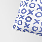 Xoxo valentine's day - blue Pillow Sham Gallery Image 4