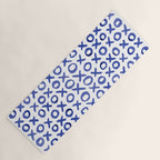Xoxo valentine's day - blue Yoga Mat Gallery Image 1