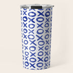 Xoxo valentine's day - blue Travel Mug Gallery Image 1