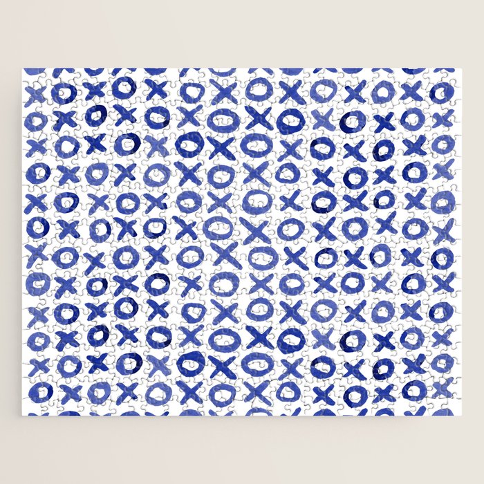 Xoxo valentine's day - blue Jigsaw Puzzle Gallery Image 1
