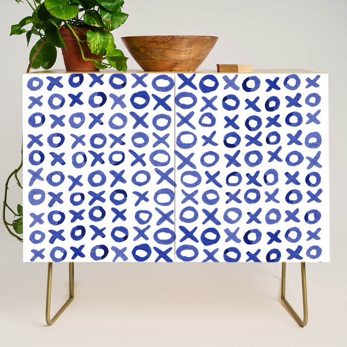 Xoxo valentine's day - blue Credenza Gallery Image 1