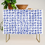 Xoxo valentine's day - blue Credenza Gallery Image 1