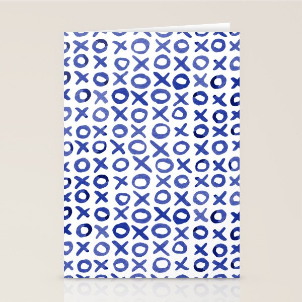 Xoxo valentine's day - blue Stationery Card Gallery Image 2