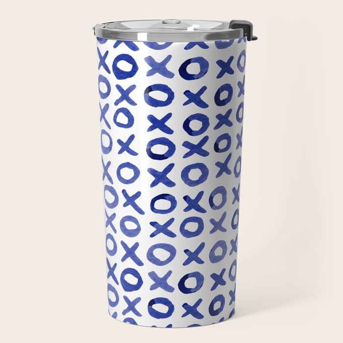 Xoxo valentine's day - blue Travel Mug Gallery Image 2