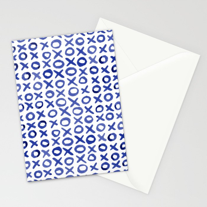 Xoxo valentine's day - blue Stationery Card Gallery Image 2