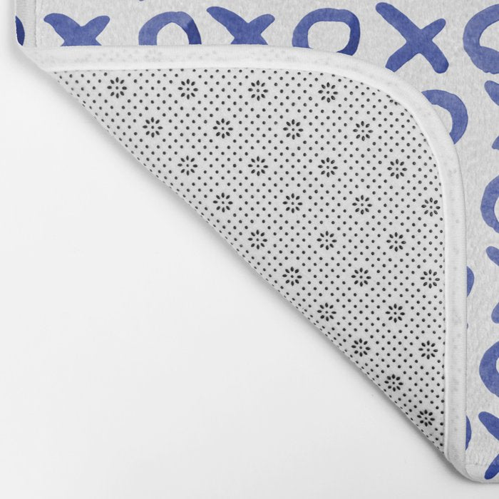 Xoxo valentine's day - blue Bath Mat Gallery Image 2