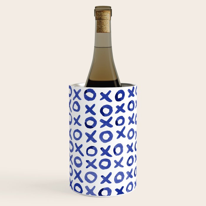 Xoxo valentine's day - blue Wine Chiller Gallery Image 3
