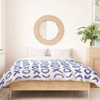 Xoxo valentine's day - blue Duvet Cover Gallery Image 3
