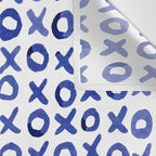 Xoxo valentine's day - blue Wall Tapestry Gallery Image 3