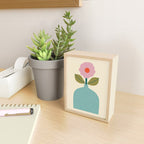 Modern Floral - Green Vase  Mini Art Print Gallery Image 2