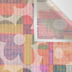 Retro Rainbow Daisy Quilt Wall Tapestry Gallery Image 3