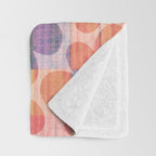 Retro Rainbow Daisy Quilt Throw Blanket Gallery Image 3