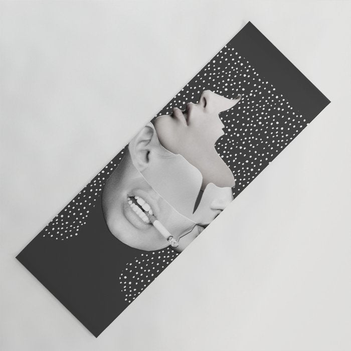 collage art / Faces 2 Yoga Mat Gallery Image 1