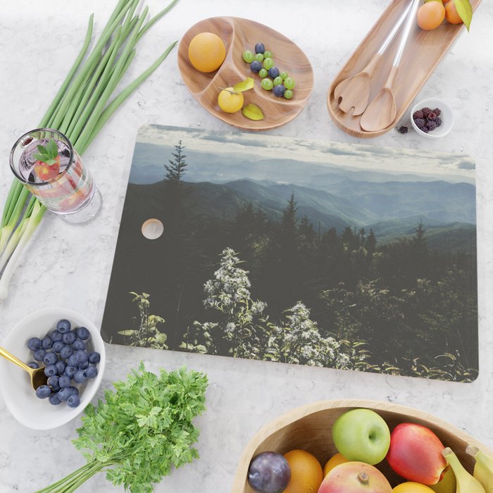 Smoky Mountains - Nature Photography Cutting Board Gallery Image 2