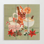 Holiday Drinks Wood Wall Art Gallery Image 1