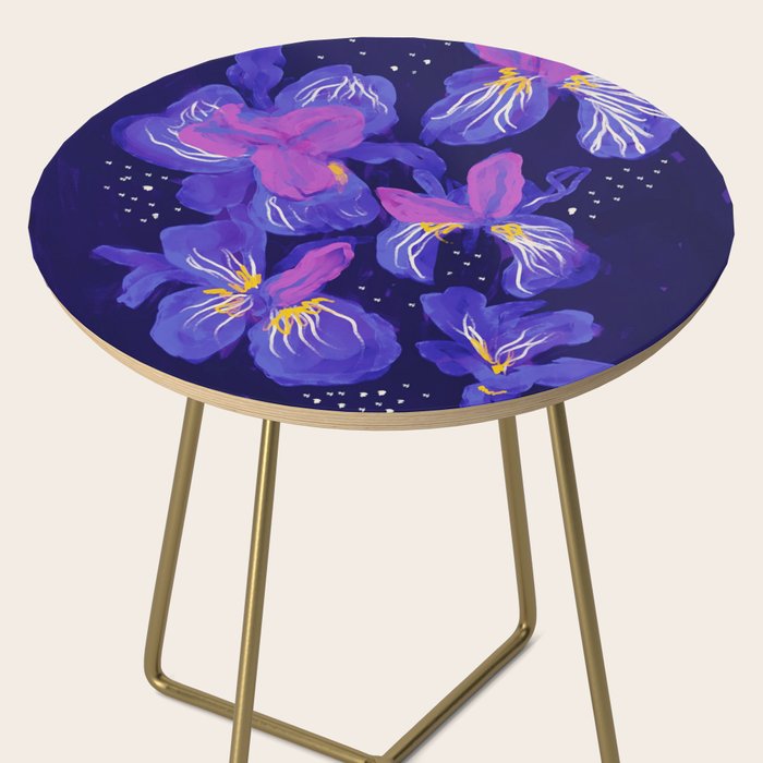 Under The Neon Floral Side Table Gallery Image 2