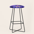 Under The Neon Floral Stool Gallery Image 1