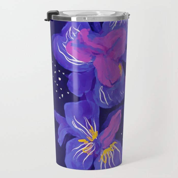 Under The Neon Floral Travel Mug Gallery Image 3