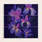 Under The Neon Floral Wood Wall Art Gallery Image 1