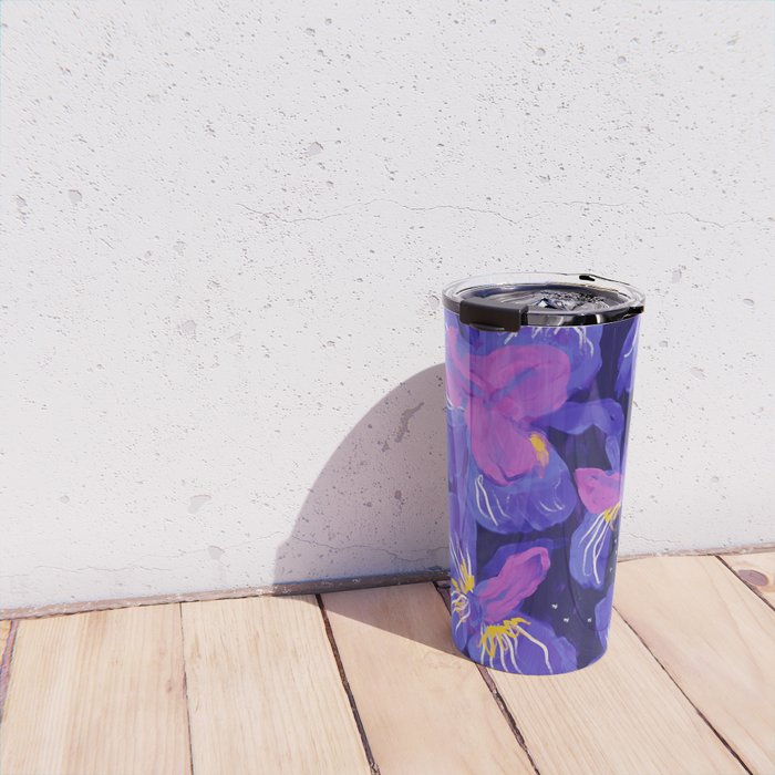 Under The Neon Floral Travel Mug Gallery Image 4