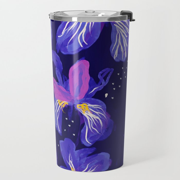 Under The Neon Floral Travel Mug Gallery Image 2