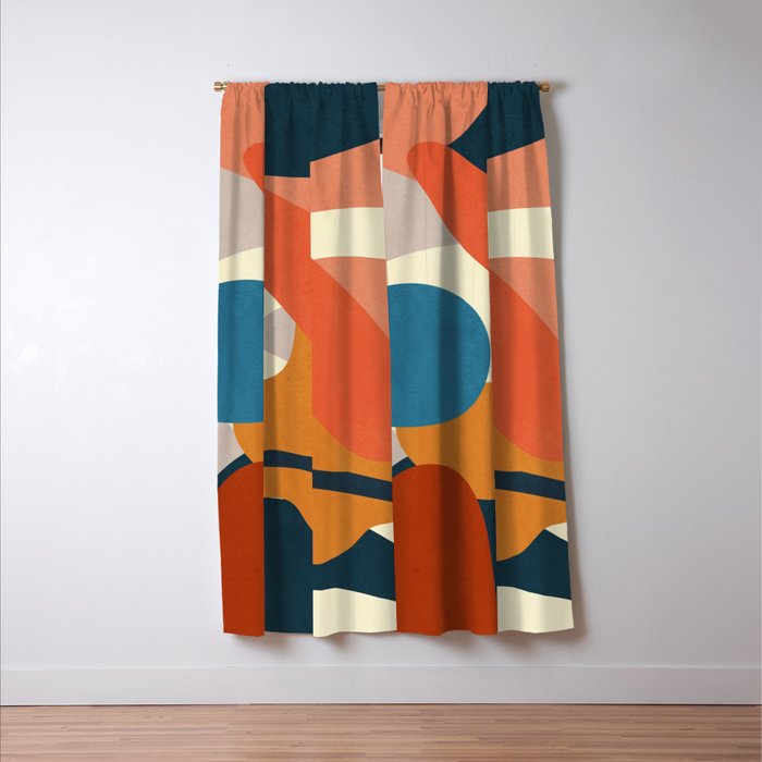 Abstract Art 43 Window Curtain Gallery Image 3