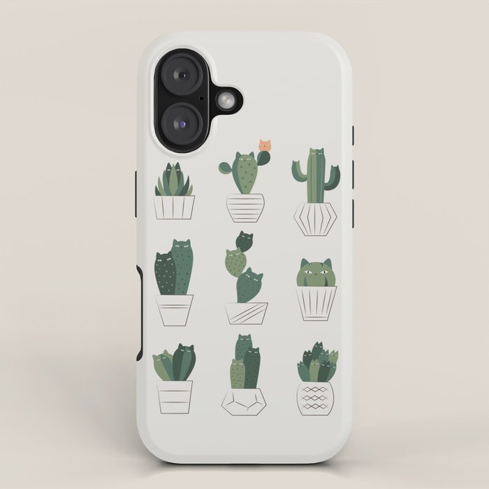 Cat and Plant 20: Cattus iPhone Case Gallery Image 1