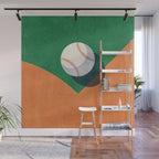 BALLS / Baseball I Wall Mural Gallery Image 1
