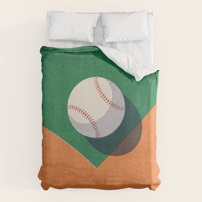 BALLS / Baseball I Duvet Cover Gallery Image 6