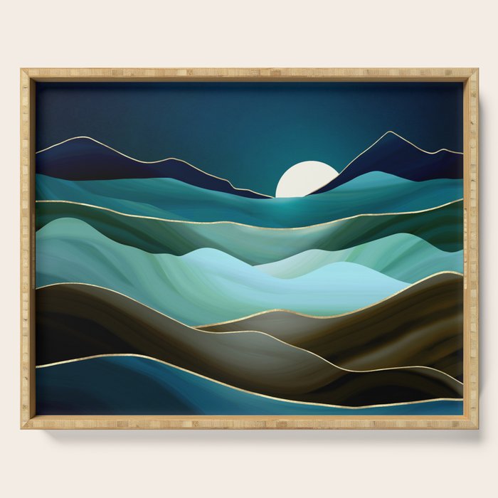 Moonlit Vista Serving Tray Gallery Image 1