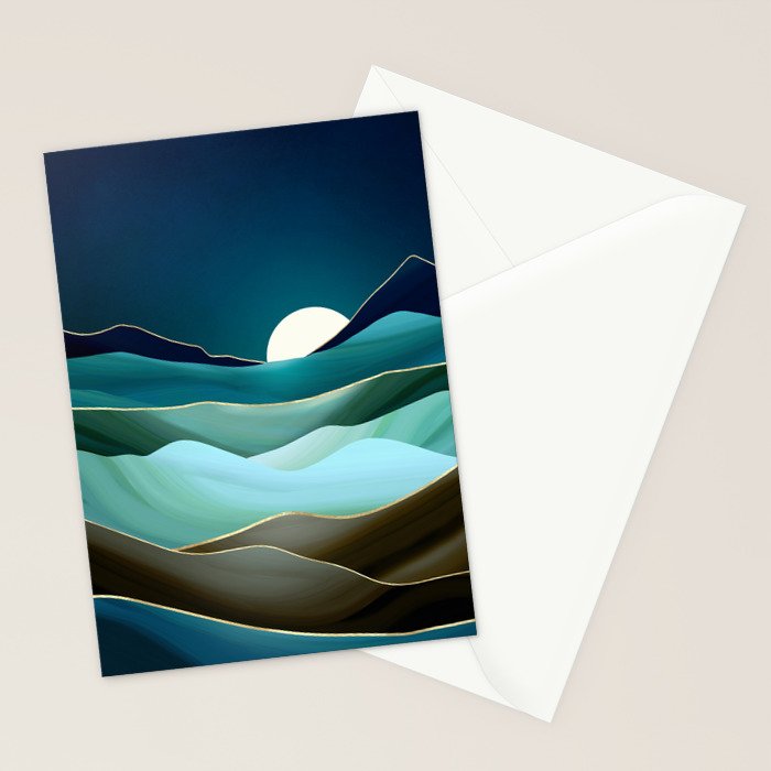 Moonlit Vista Stationery Card Gallery Image 2