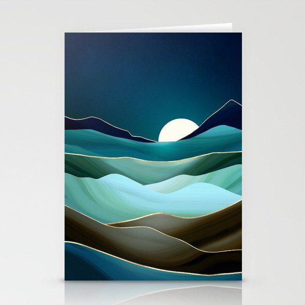 Moonlit Vista Stationery Card Gallery Image 1