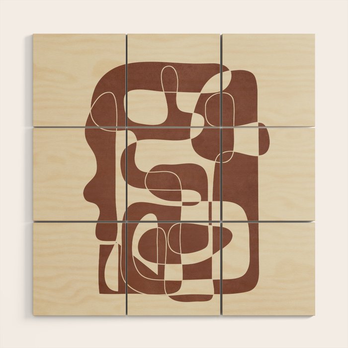 Shifting Boundaries 5 Wood Wall Art Gallery Image 1