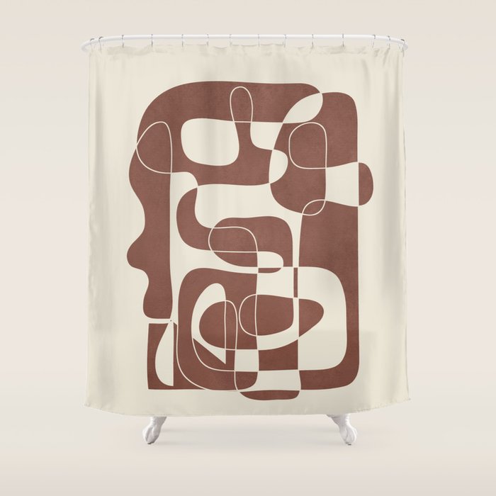 Shifting Boundaries 5 Shower Curtain Gallery Image 1