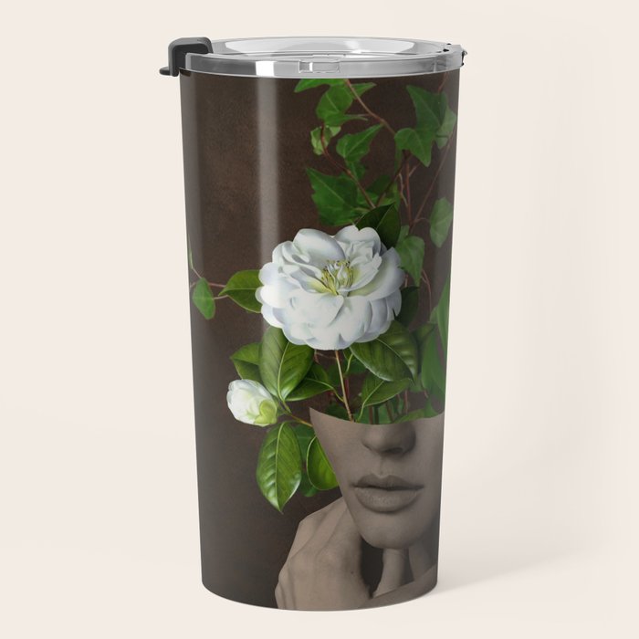 Tropical Girl 1 Travel Mug Gallery Image 3