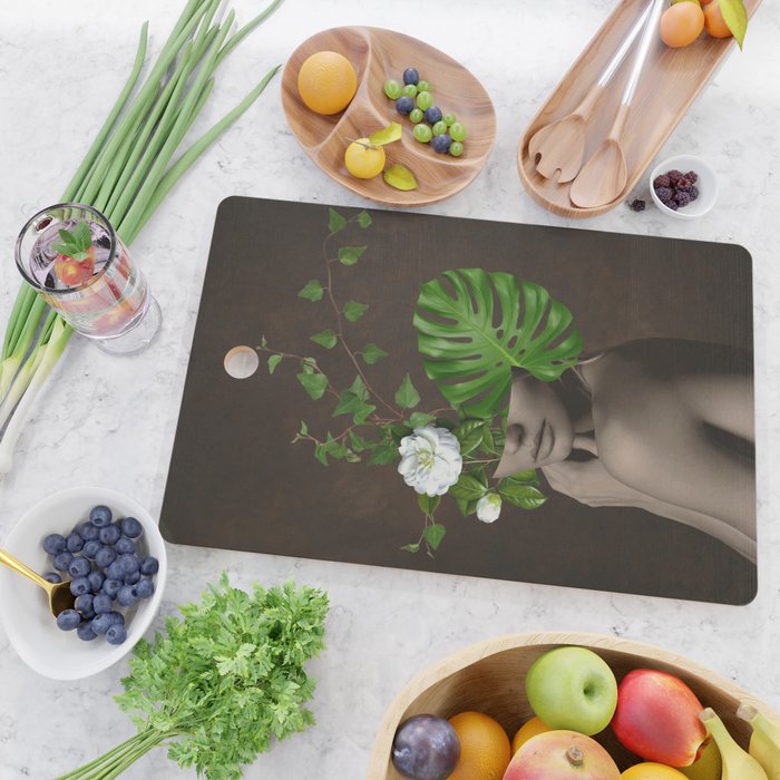 Tropical Girl 1 Cutting Board Gallery Image 2