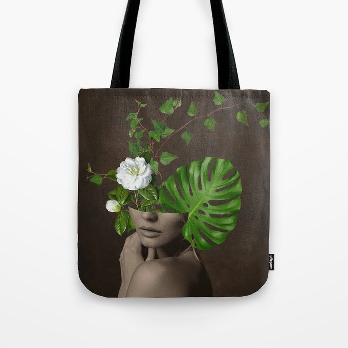 Tropical Girl 1 Tote Bag Gallery Image 1