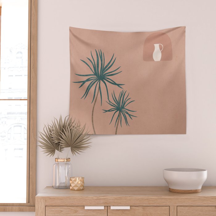 warm clay morning Wall Tapestry Gallery Image 2
